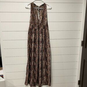 Cheetah print dress/pool coverup